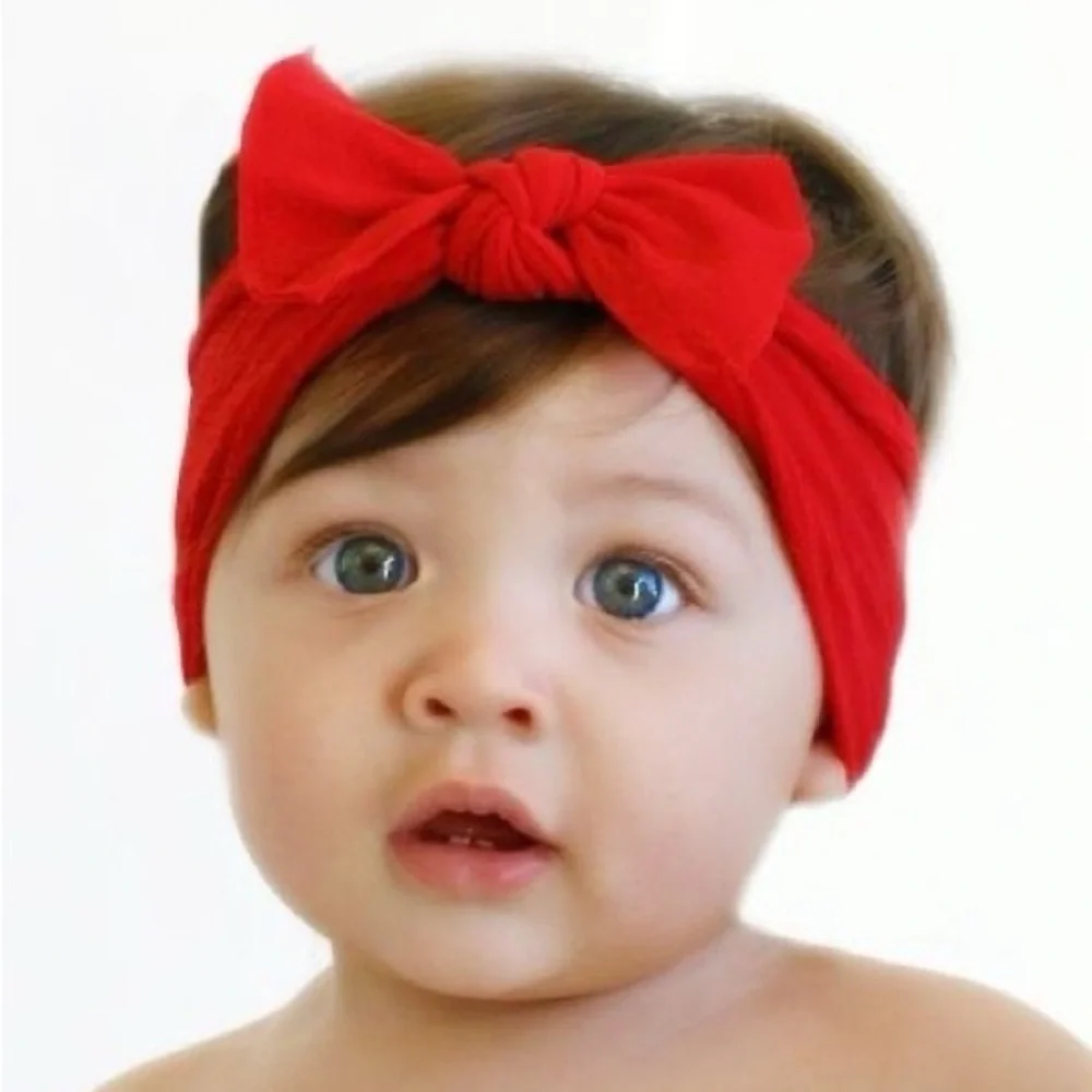 Red Bow Headband
